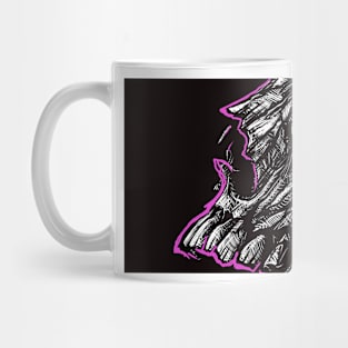 Skull side study (Pink edition) Mug